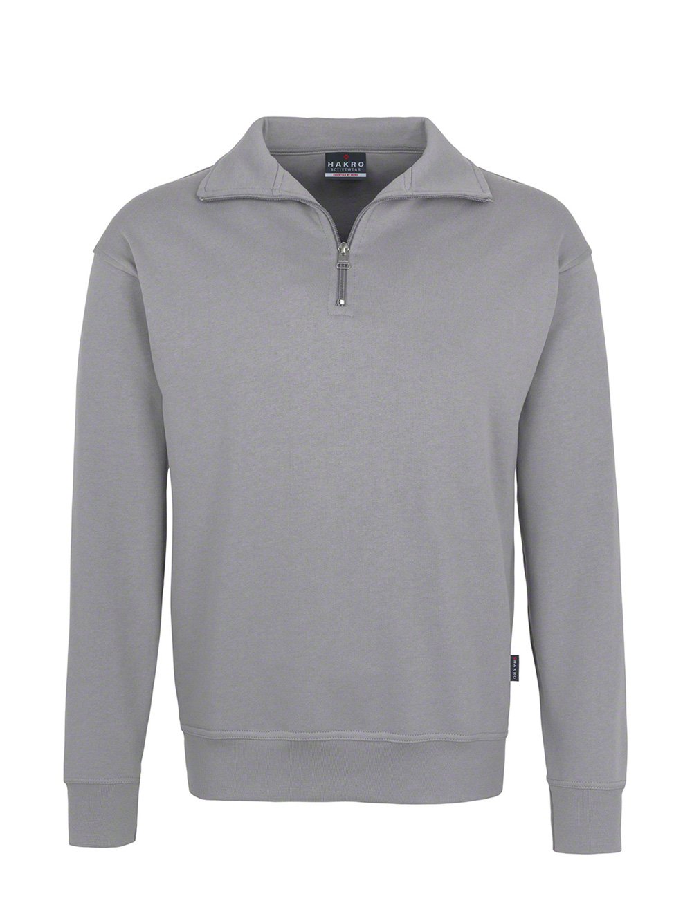 HAKRO Zip-Sweatshirt, mittelgrau, Größen: XS - XXXL Version: XXXL - Größe XXXL