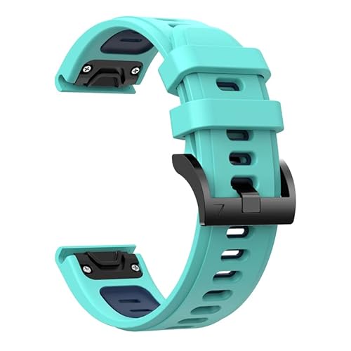 BANDKIT Silikon-Uhrenarmband für Garmin Fenix 6, 6Pro, 5, 5 Plus, Forerunner 935, 945, Instinct S60, 22 mm, Schnellverschluss-Armband, 22mm Fenix 5 5Plus, Achat