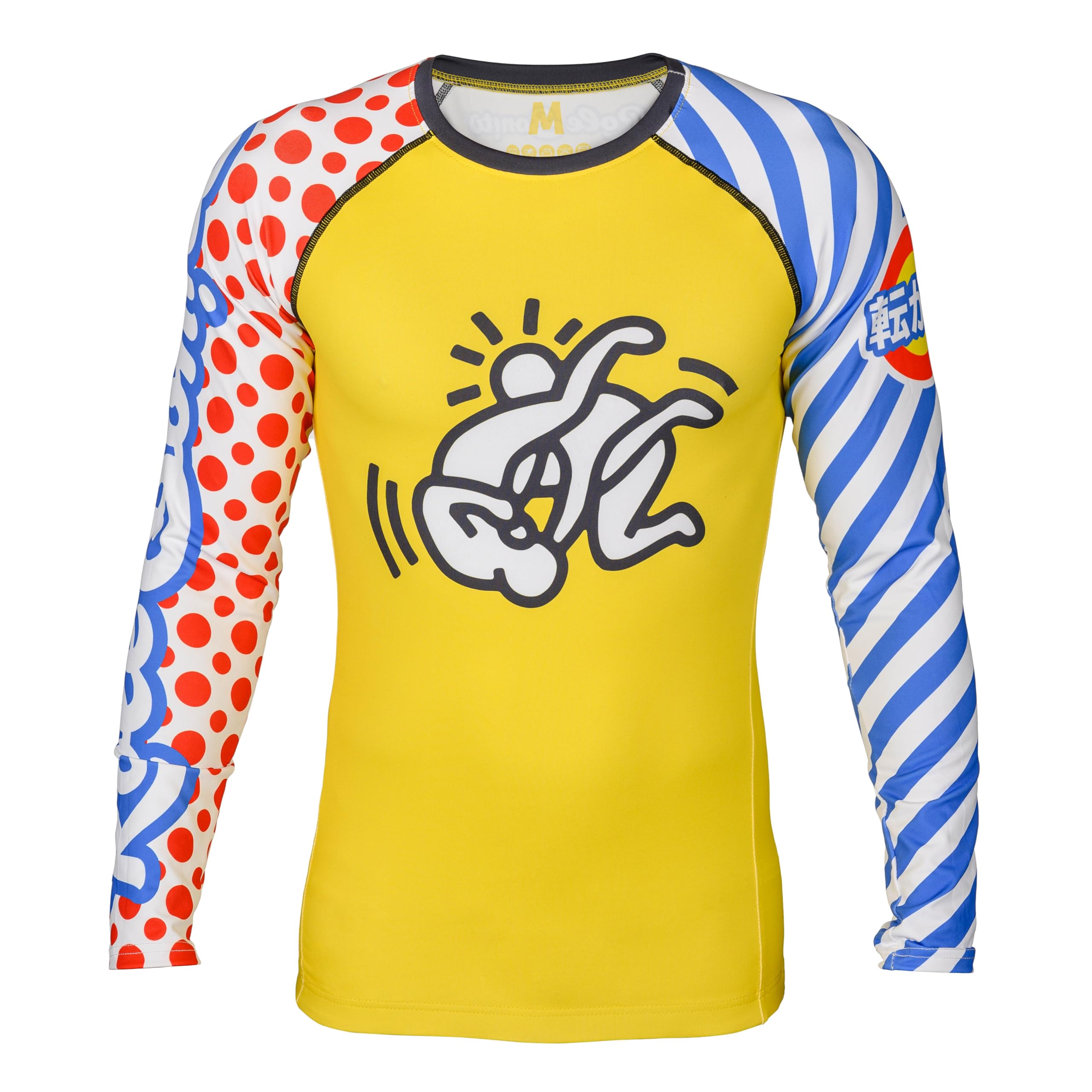 Role Bonito Pop Art-Stil BJJ Rashguard (Langarm) (XL)