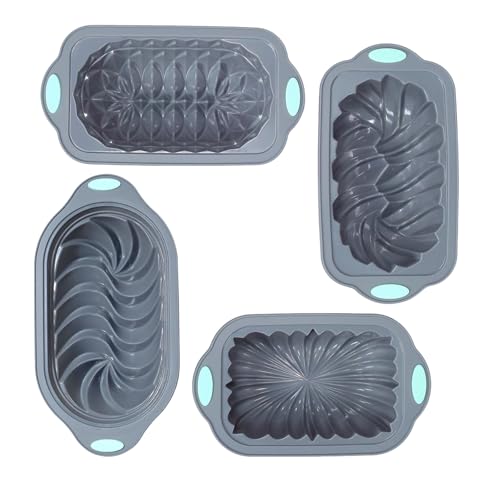 Set Mit 4 Antihaftbeschichteten Toastplatten Kuchenformen Kuchenformen Dessertformen Backformen Edelstahlstruktur Geeignet Zum Backen