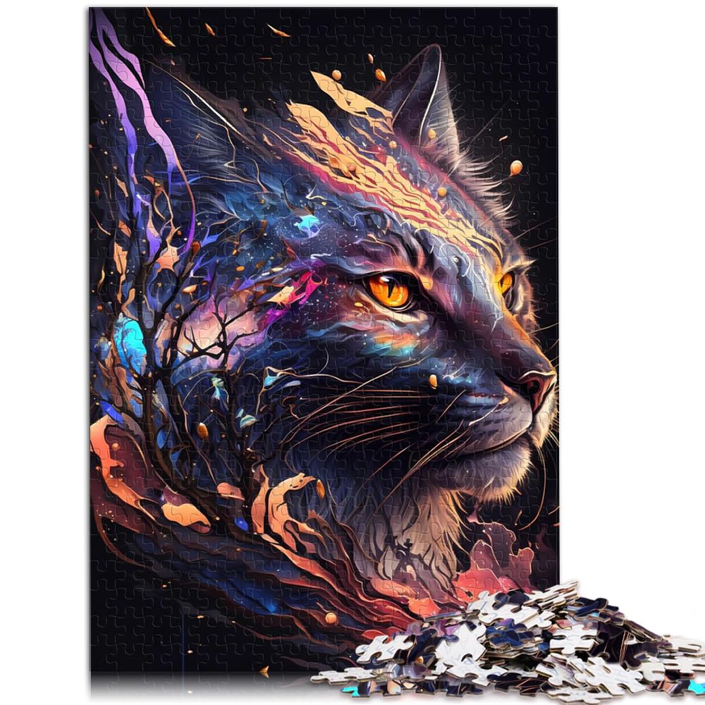 Puzzles für Luchs, 1000 Teile, Holzpuzzle, jedes Teil ist einzigartig – anspruchsvolles, unterhaltsames Familienspiel, 1000 Teile (50 x 75 cm)