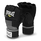 Everlast Unsiex - Erwachsene Sport Boxen Gelhandschuh Evergel Handwraps, Schwarz, M