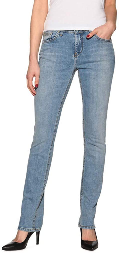 LTB Damen Jeans Jeanshose Aspen Y Slim Straight Mid Raise (Light Blue, W30/L32)