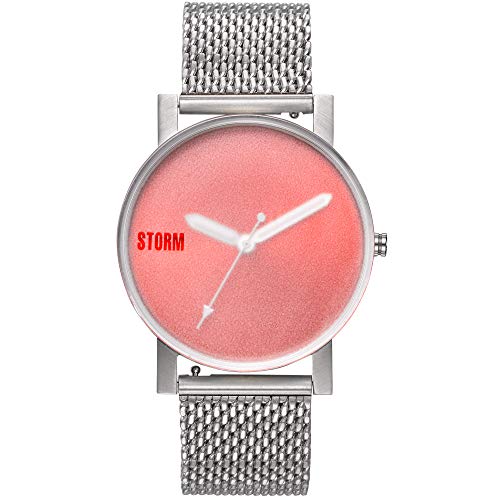 Storm London Herrenuhr Edelstahl New Blast V2 Red Mesh Strap 47457/R