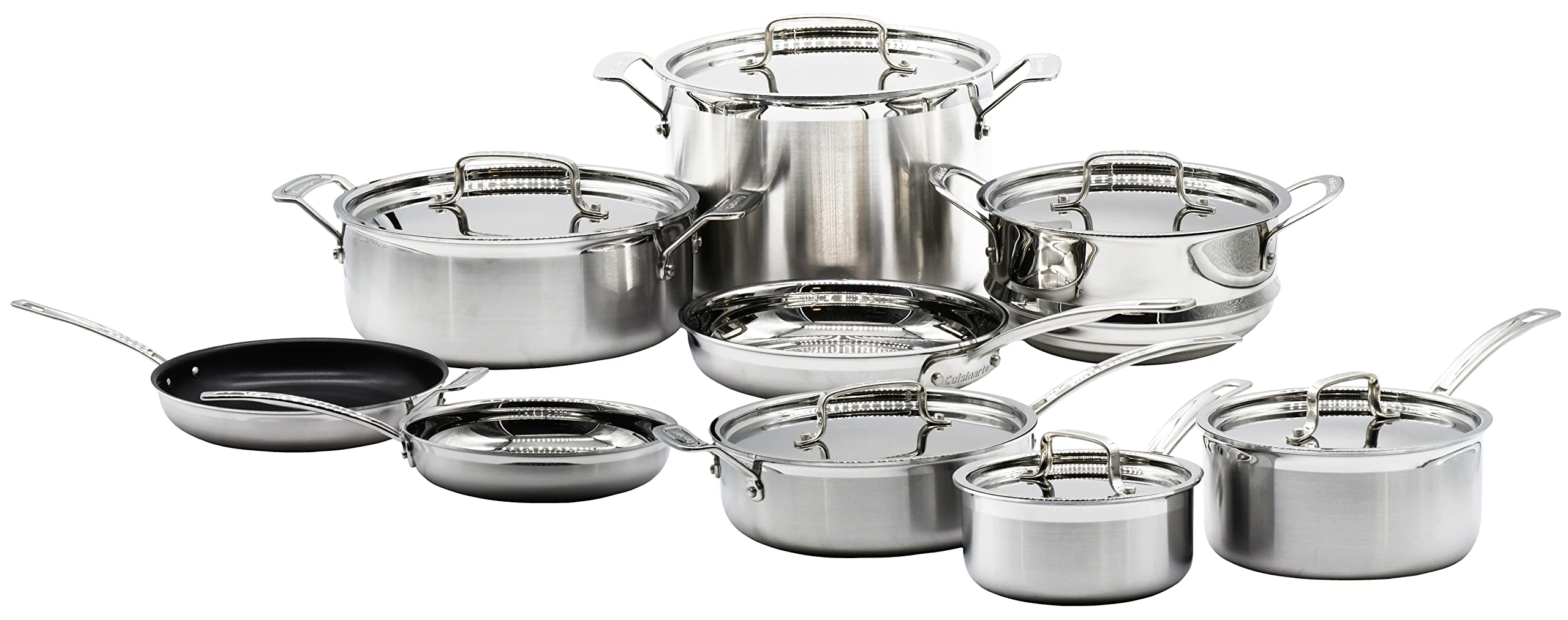 Cuisinart MCP-15N Multi-Clad Pro Kochgeschirr-Set, 15-teilig