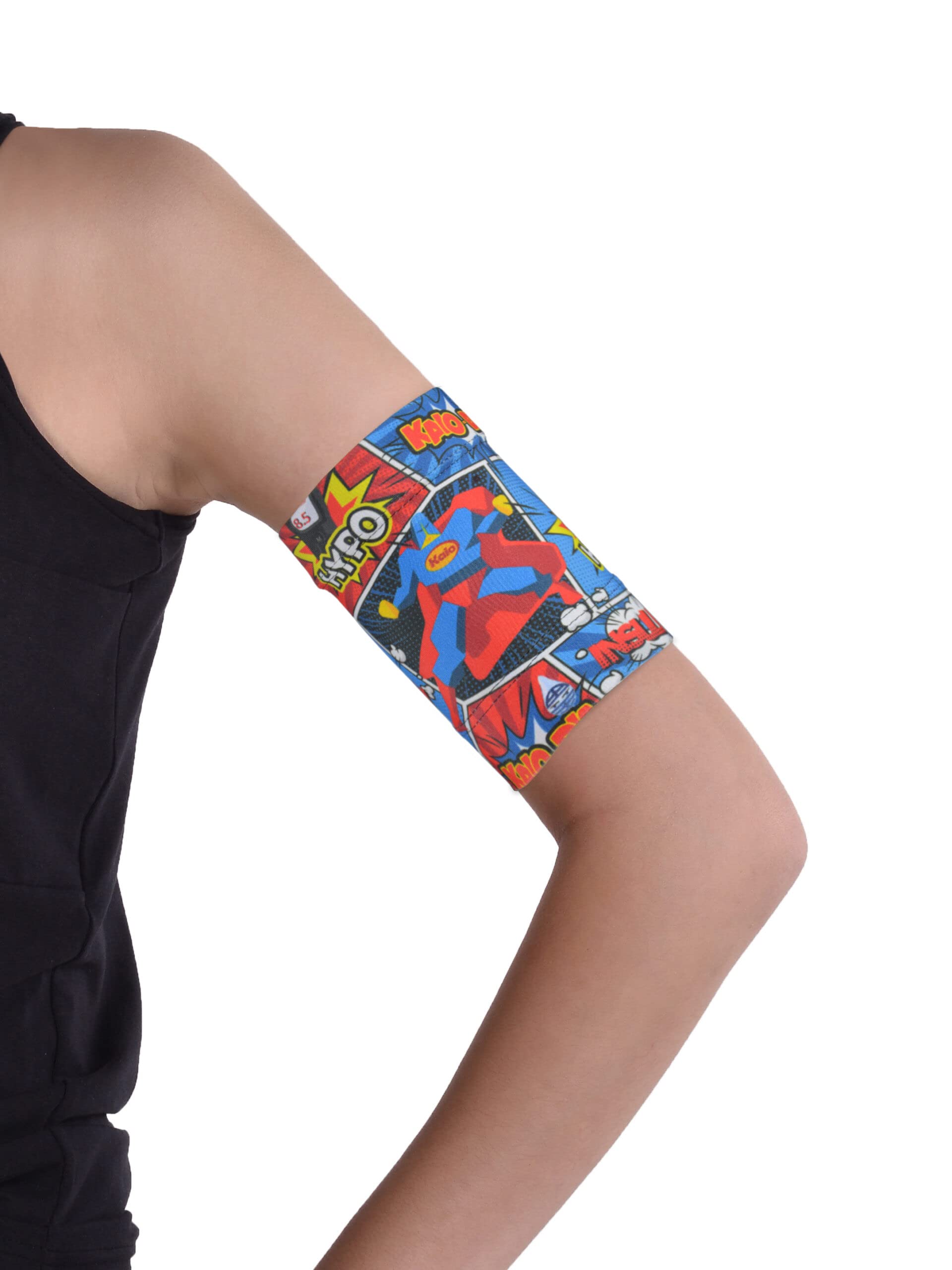 Dia-Band KINDER, Glucose Sensor Schutz Armband Freestyle Libre, Medtronic, Dexcom oder Omnipod – Komfortabel wiederverwendbares Diabetikband. (Junior.M (19-21 cm)