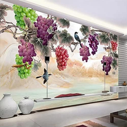 XLMING Handgemalt Botanischer Baum Küste Meer Minimalistisch 3D Tapete Wohnzimmer Sofa Schlafzimmer Esszimmer Home Dekoration Wand-400cm×280cm