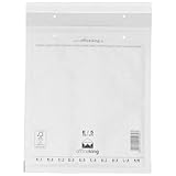 officeking 100 Luftpolsterversandtaschen Luftpolsterumschlag E5 weiß 240 x 275 mm DIN B5+ Luftpolster Verpackung Polsterumschläge Briefumschläge gepolstert