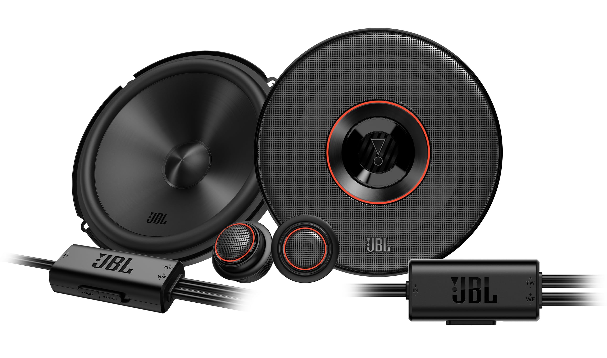 JBL Club 64C Gen 3-165mm Komponenten Auto Lautsprecher Set von Harman Kardon für EIN überragendes Car HiFi Compo Upgrade - 210W Max, hohe Empfindlichkeit, Intensive Bässe und mega Hochfrequenzgang