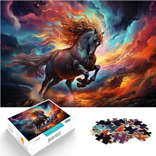 Puzzle für Puzzle Nebula Dark Horse Puzzle 1000 Teile für Erwachsene Holzpuzzle mit passendem Poster und Wissensblatt 1000 Teile (50 x 75 cm)