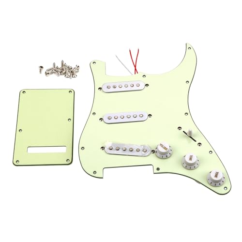 11 Löcher E-Gitarre Single Coil Pickup Pickups Loaded Prewired Pickguards Replacement Prewired Scratch Plate Prewired Loaded Pickguards Humbuckers