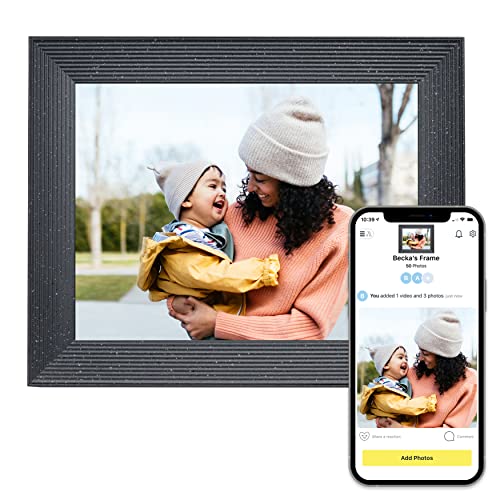 AURA smart-digital-bilderrahmen-9-zoll-free Unlimited Speicher hd WiFi Rahmen der Beste Weg, um Share Fotos zusammen spüren von auswärts Quarz