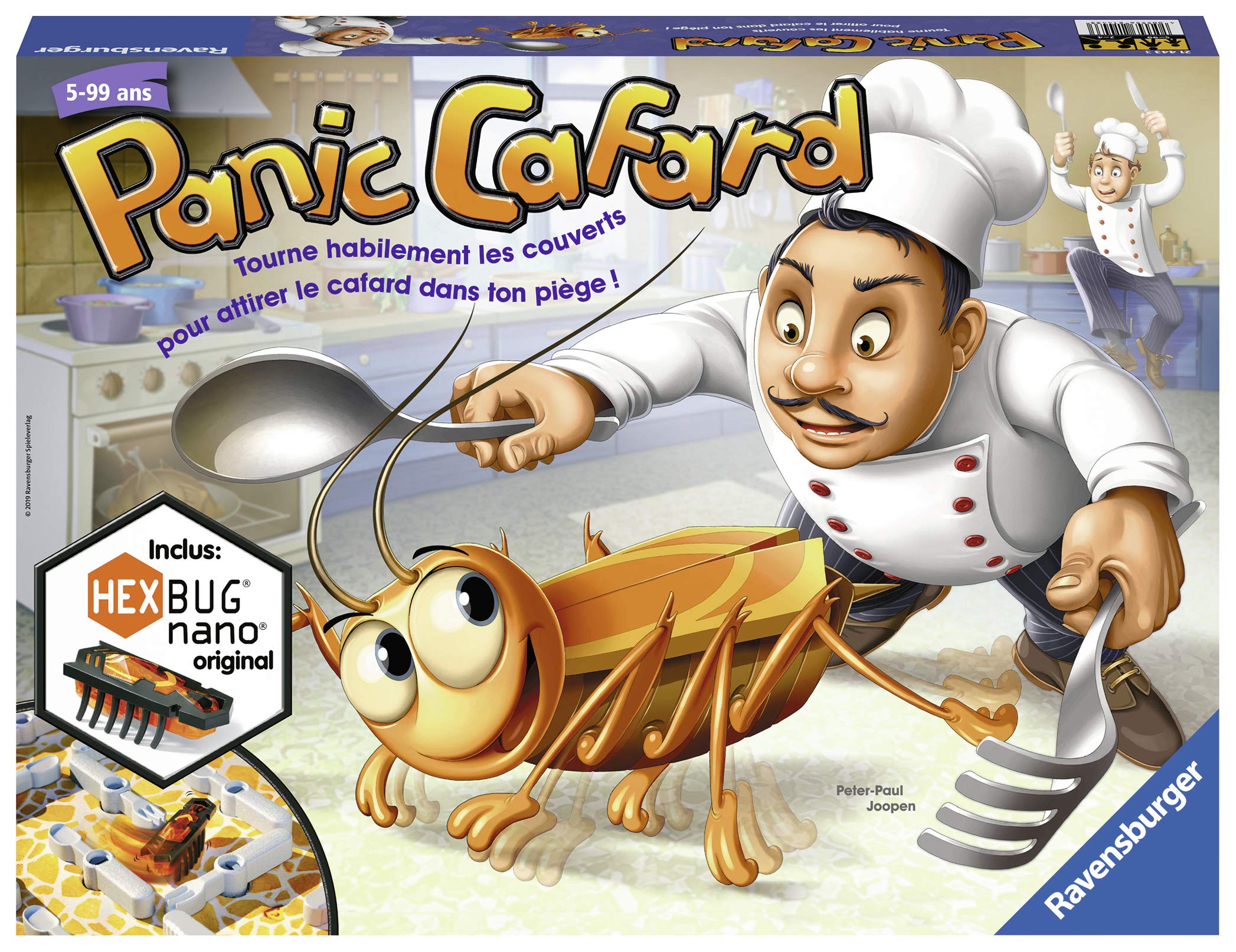 Ravensburger – Panic Cafard – Gesellschaftsspiel für Kinder – für 2 bis 4 Spieler – ab 5 Jahren – 21443