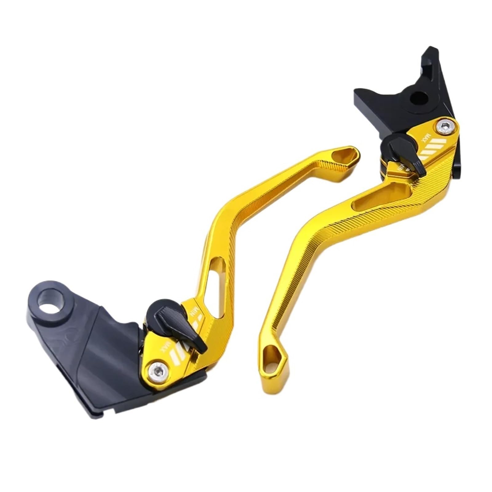 Motorrad Bremshebel Für YZFR1 Für YZFR6 R6S FZ1 Für FZS 1000 Für XJR400 3D Griff 5D Einstellbare Motorrad Bremse Kupplung Hebel BremsKupplungshebel(Yellow)