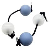 Aslatuas Rhythmischer Musik Eier Shaker Rasseln Doppelter Asalato Fingerspitzen Trommelball Afrikanischer Shaker Rasseln Set