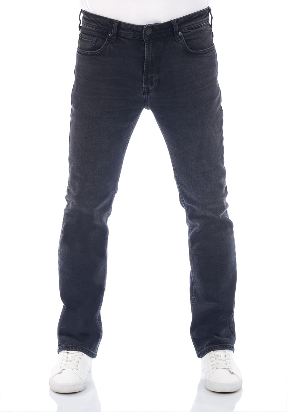 LTB Jeans LTB Herren Jeans Hose PaulX Straight Fit Jeanshose Basic Baumwolle Denim Stretch Schwarz w28 w29 w30 w31 w32 w33 w34 w36 w38 w40, Farbvariante:Wolf Black Wash (54914), Größe:38W / 34L