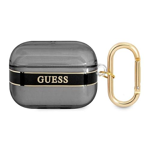 Guess GUAPHHTSK Hülle für AirPods Pro Cover schwarz/Black Strap Collection