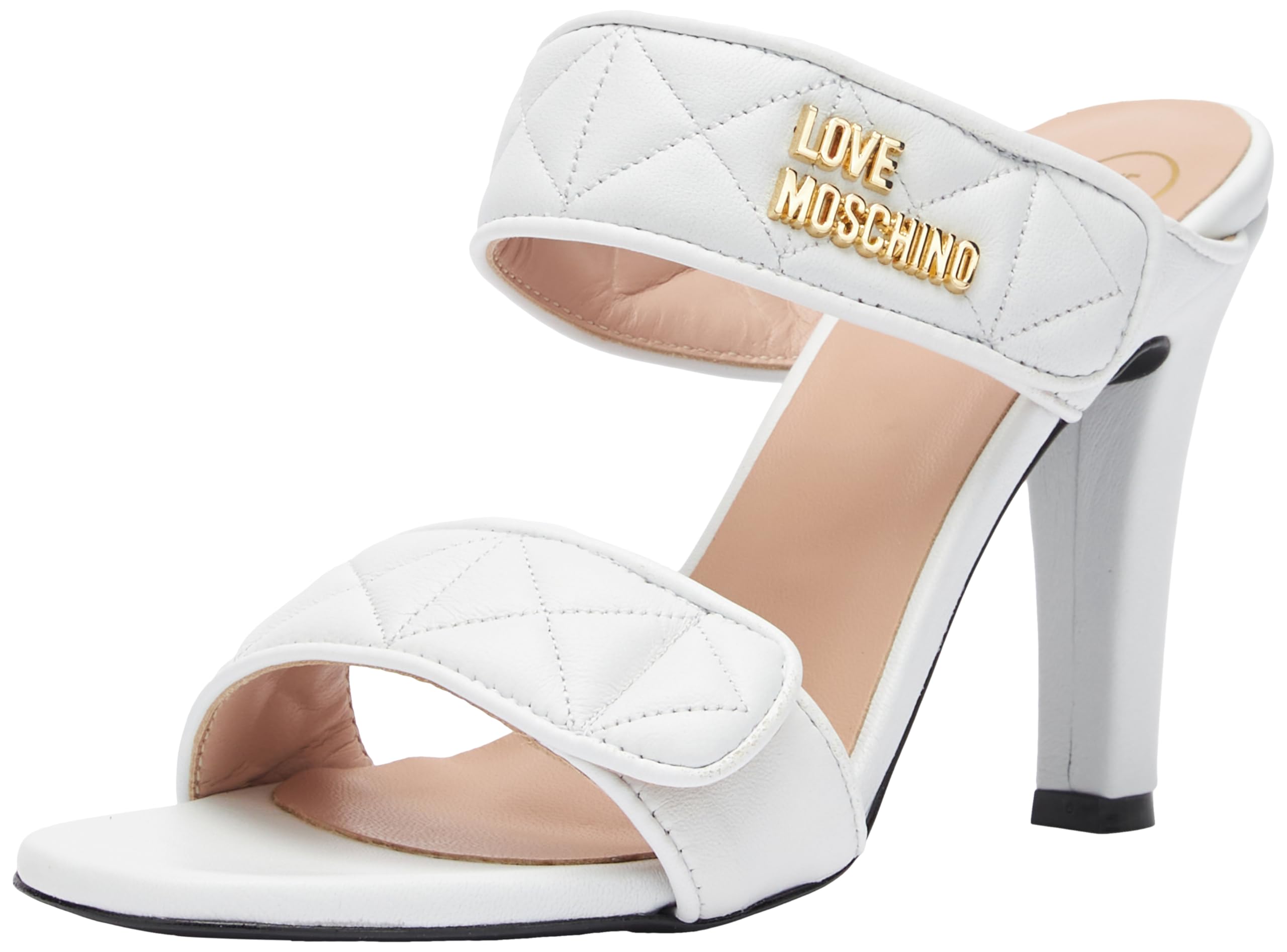 Love Moschino Damen Ja2835ag0iie0100 Sabotd QUADRA105 Nappa, Weiß, 39 EU