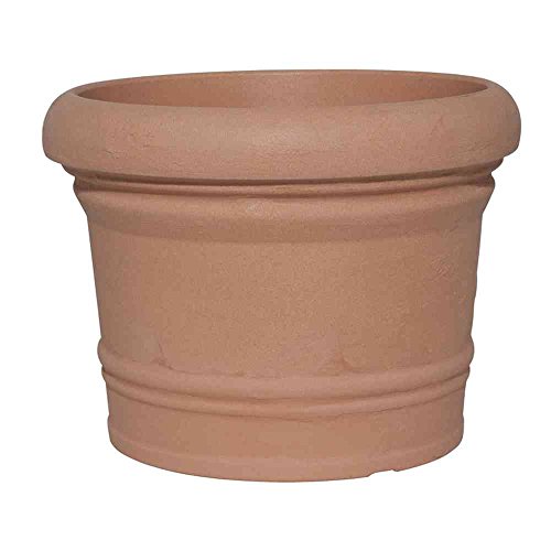 Floralo Pflanztopf Lucca frostsicherer Kunststoff, rund, terracotta-farben, 60 xH45 cm