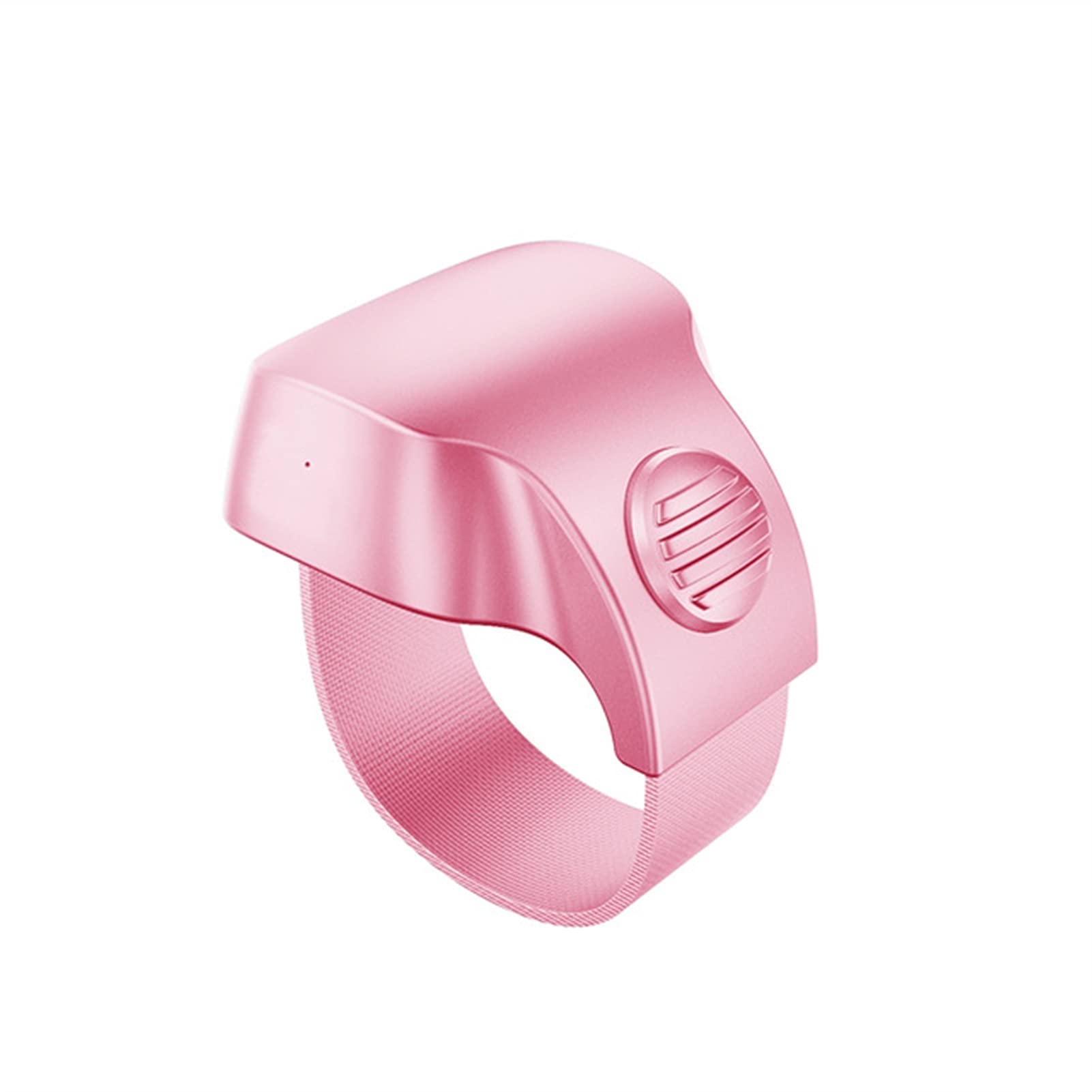 SCRUBY Intelligenter tragbarer wiederaufladbarer Bluetooth 5.1 Selfie-Ring, kabellose Fernbedienung, verstellbar, multifunktional, tragbares Gerät (Rosa)