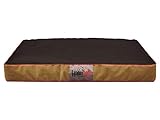 HobbyDog Hundematratze Hundesofa Hundekorb Tierbett Verschiedene Größen und Farben (XL - 110cm x 90cm x 12cm, 4 - flok mit schwarz)