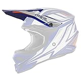 O'NEAL | Motorradhelm-Ersatzteile | Enduro Motocross | Ersatzschirm für den 3SRS Helmet VERTICAL V.23 | Spare Visor 3SRS Helmet VERTICAL V.23 | Blau Weiß | One Size