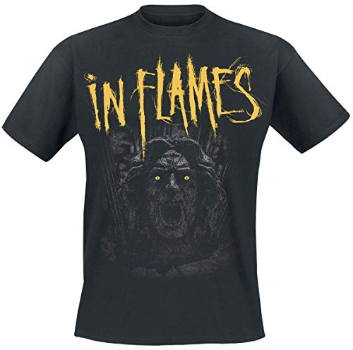 In Flames - T-Shirt - Clayman We Trust - Schwarz - XL