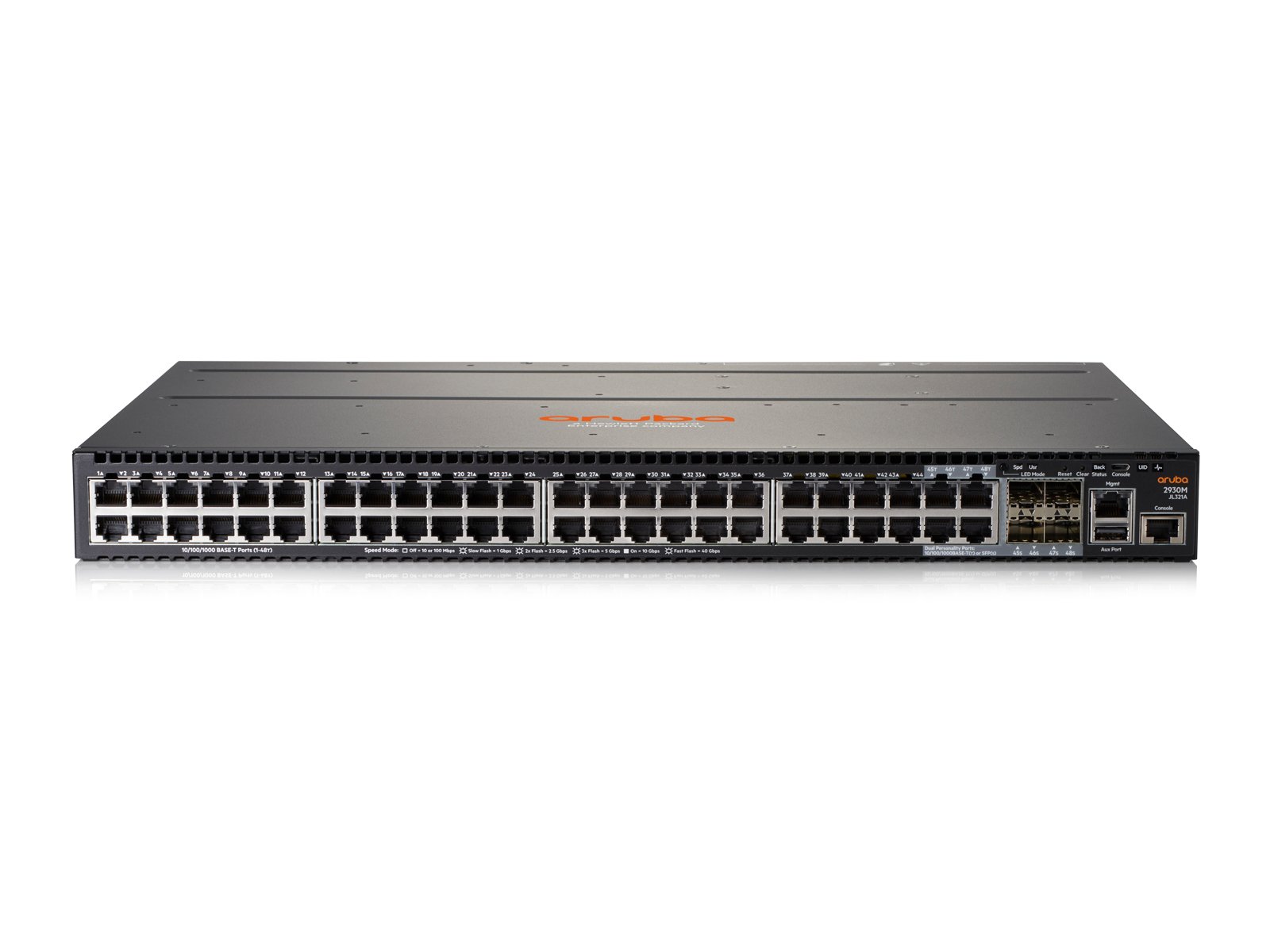 Hewlett Packard Hpe Aruba 2930m 48G with 1-Slot Switch