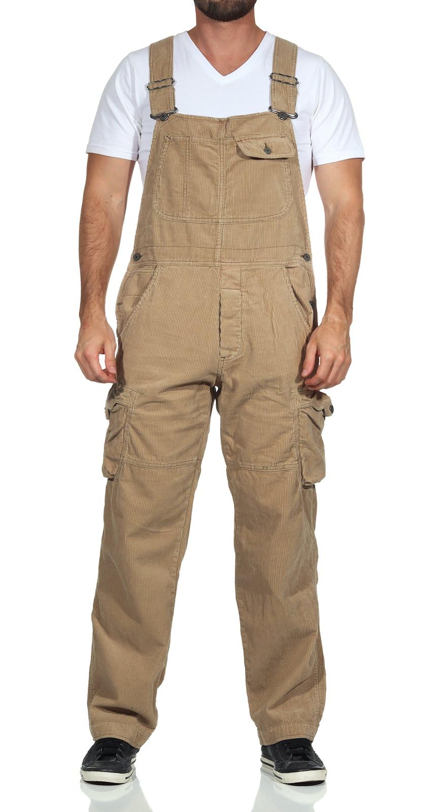 Jet Lag Herren Cord Latzhose Overall 23-963 Light Gold 3XL