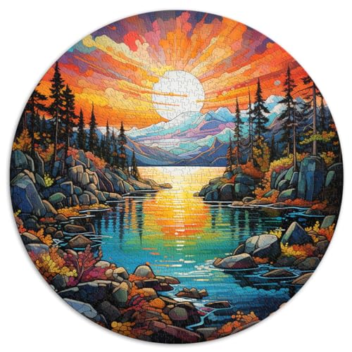 Puzzlespiel Lake Tahoe für Erwachsene, 1000 Teile, 67,5 x 67,5 cm, Puzzle, Lernspiele, Heimdekorationspuzzle, Familienaktivitätspuzzle