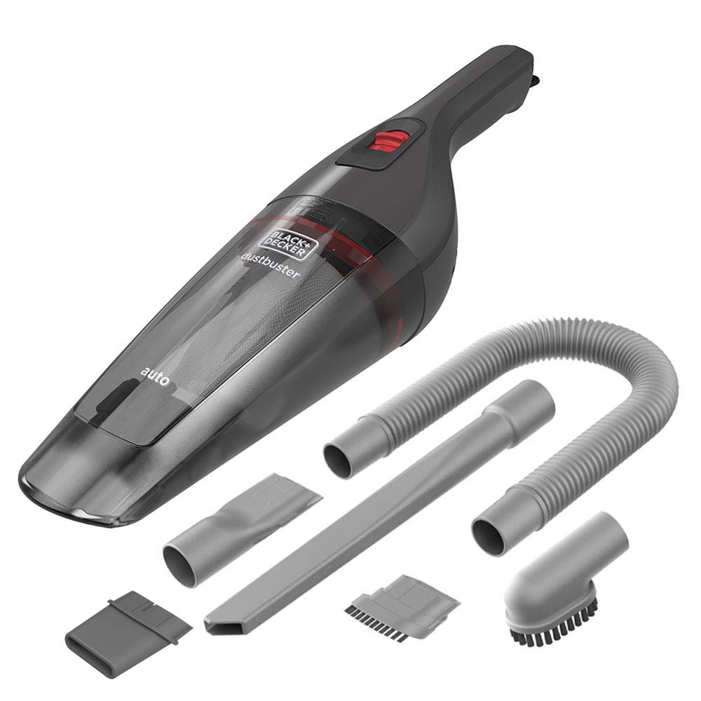 Black & Decker NVB12AVA-XJ handheld vacuum Grey Red Bagless