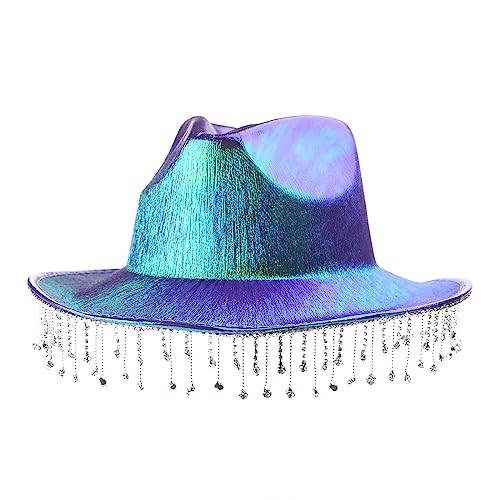 TAKOXIA Cowboyhut, Strass, Cowboyhut, Braut, Cowboyhut, Cowgirlhut, Junggesellinnenabschied, Partyhut, Brautparty, Cowgirl