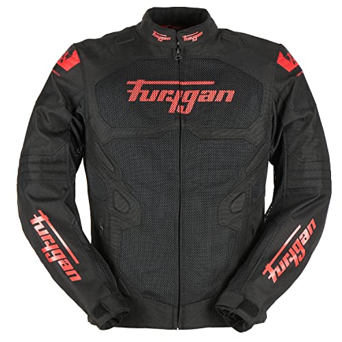 Furygan Men's Atom Vented EVO JACKEN UND MÄNTEL, Schwarz-weiß, XXXXL