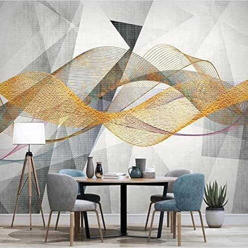 XLMING Einfache Geometrische Abstrakte Linien 3D Tapete Home Dekoration Wohnzimmer Sofa Schlafzimmer Tv Hintergrund Wand-150cm×105cm