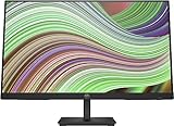 HP P24v G5 - P-Series - LED-Monitor - 60.5 cm (23.8") - 1920 x 1080 Full HD (1080p) @ 75 Hz - VA - 250 cd/m² - 3000:1-5 ms - HDMI, VGA - schwarzer Ständer, schwarzer Kopf