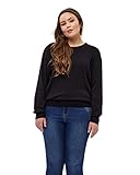 Peppercorn Tana Lange Puffärmel Kurve | Pullover Damen In Schwarz | Frühling Pulli Damen | Größe 56