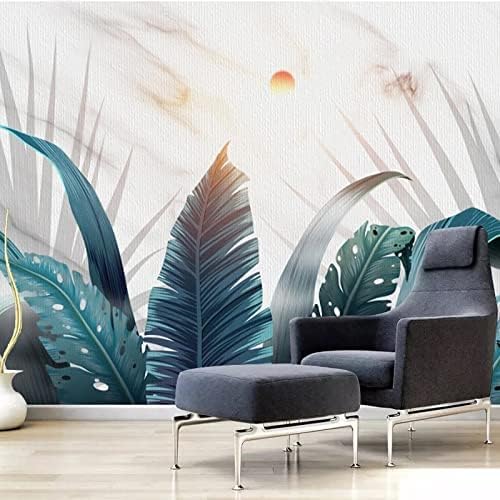 Dekorative Handgemalte Pflanzenblätter 3D Tapeten Wanddekoration Fototapete Sofas Wohnzimmer Wandbild Schlafzimmer-400cm×280cm