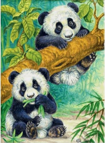 HfmQuisutron Panda Art Poster Puzzle 1000 Teile Holzpuzzle für Erwachsene Dekompression Spiele Geschenk Fy13Kq