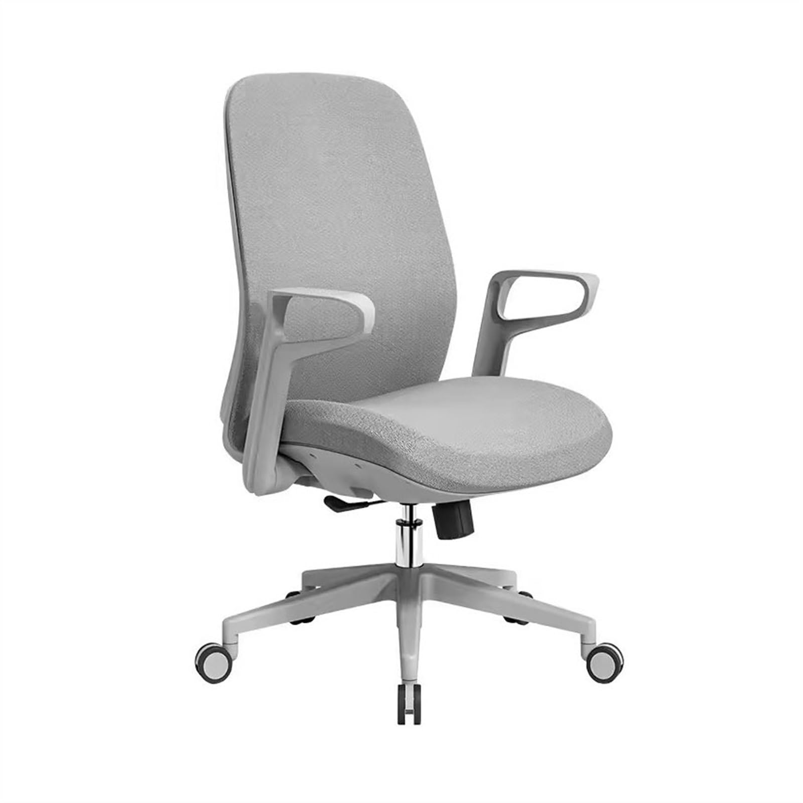 Zhaoj24-05 Bürostuhl Ergonomischer Büromöbel, unterstützendes Personal, Bürostuhl, Computerstuhl, Haushaltsdrehstuhl, sitzender, nicht müder Lendenwirbelschutz Schreibtischstuhl(Grigio)