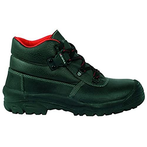 Cofra SD009-000 LHASA S3 SRC Sicherheitsstiefel, Schwarz/Rot, Größe 44