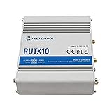 Teltonika RUTX10 Rugged Ethernet Router Standard Package, RUTX10000000 (Standard Package Rugged Ethernet Router with 4X Gigabit, 802.11ac Wi-Fi, Bluetooth and IO)