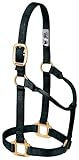 Weaver Leather Original Non-Adjustable Nylon Horse Halter, Small, Black