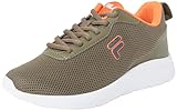 FILA Unisex Kinder Spitfire Teens Laufschuh, Olive Night Scarlet Ibis, 39 EU