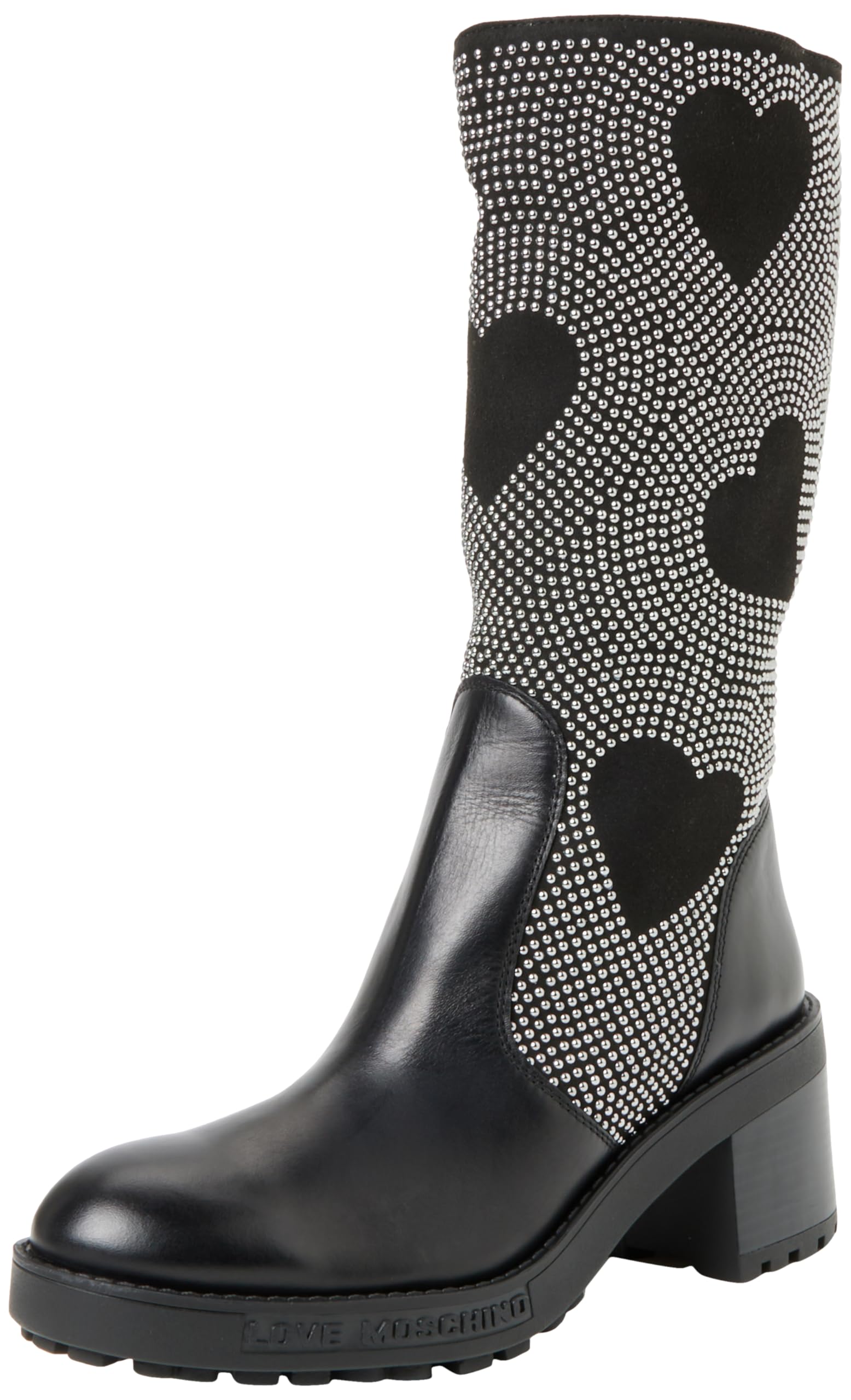 Love Moschino Damen Stiefel, Schwarz, 39 EU