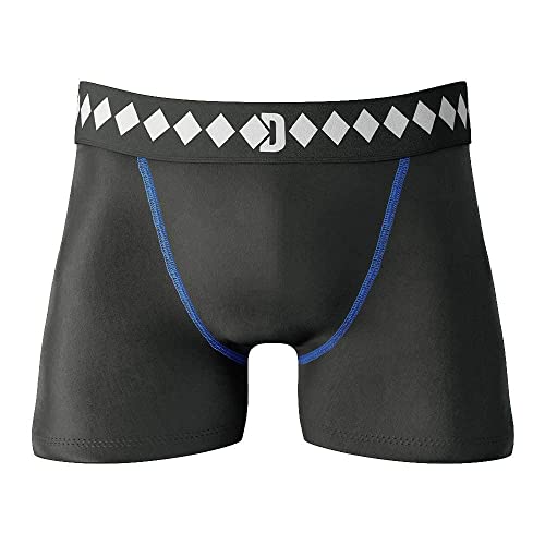 Diamond MMA Kompressions-Shorts mit integriertem Jock Strap Supporter mit Athletic Cup Tasche für Sport (schwarz, groß)