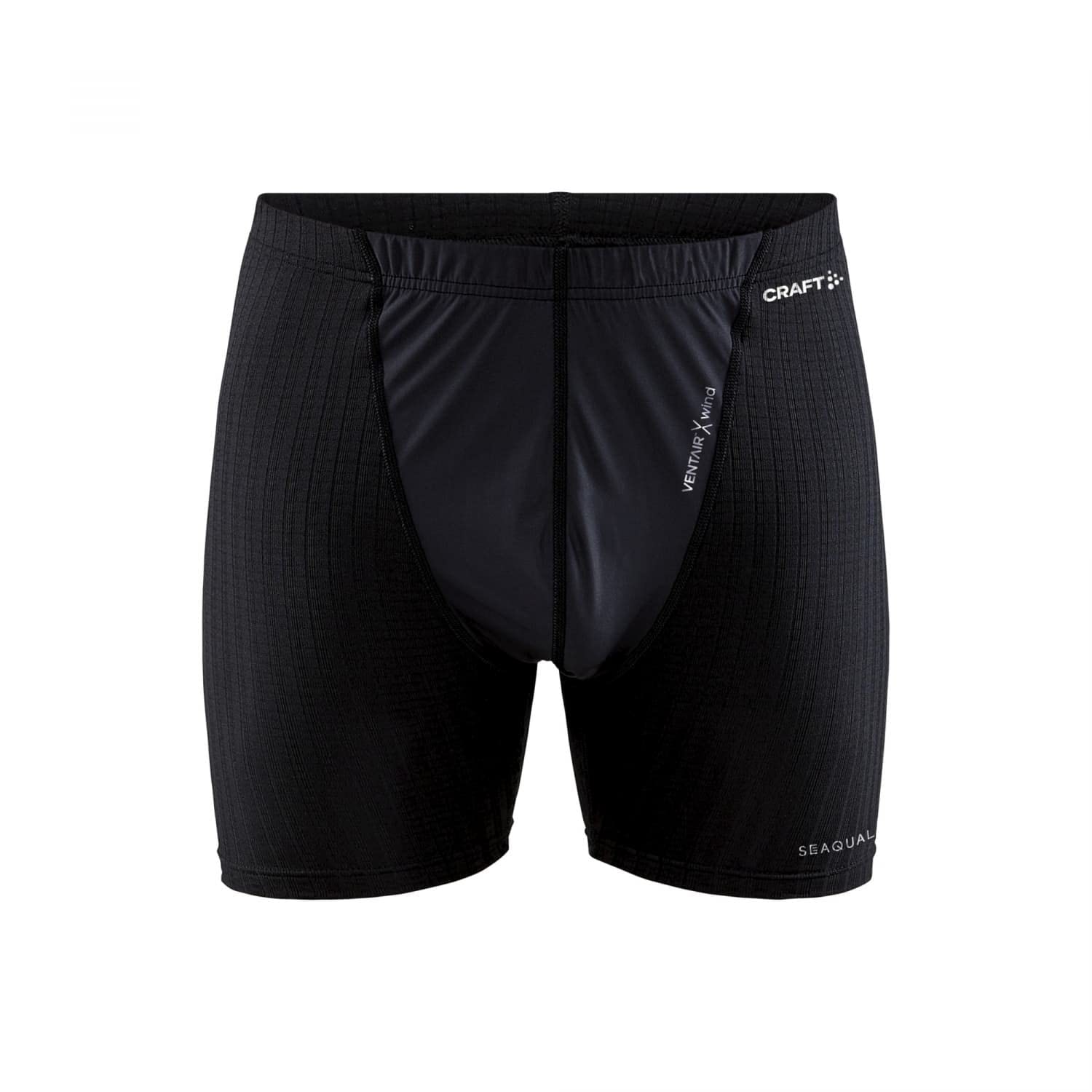 Craft Herren Active Extreme X Wind Boxer M | Boxershorts Herren | Unterhose zum Laufen, Wandern, Ski | Gr. L | Schwarz | Herren Unterhosen | Fahrradunterhose Herren | Funktionsunterwäsche Herren