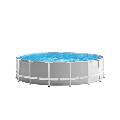 Intex Swimming Pool Komplettset Stahlwand 457x122cm Schwimmbecken Schwimmbad