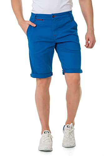 Cipo & Baxx Herren Shorts Chino Bermuda Kurzehose CK272 Saxeblau W36