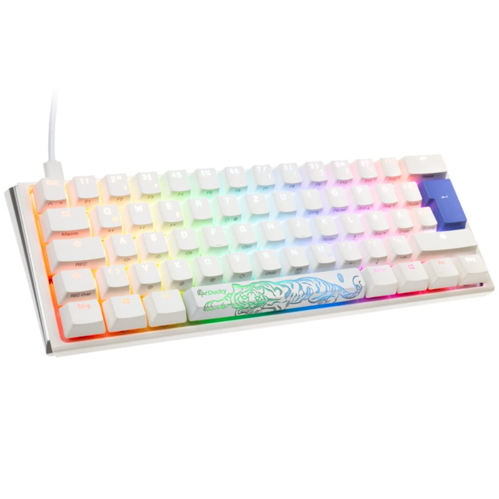 Ducky One 3 Classic Mechanische Tastatur - Mechanical Keyboard - Tastatur Gaming Mechanisch - Gaming Keyboard Mechanical - Mechanische Gaming Tastatur - Mini-Format 60% - MX-Clear