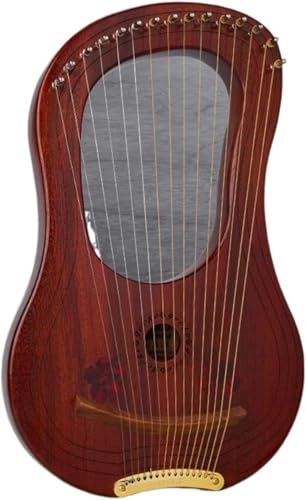 10 Saiten Harfe Instrument Musik Lyre Harfe Tragbar Anfänger 15 Saiten Zither Instrument Mit Gigbag,Stimmschlüssel (Color : Light Original sound,Size : 10 chords)